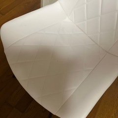 ダイニングチェア　1脚　白　美品の画像
