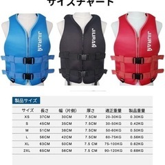 ライフジャケットの画像