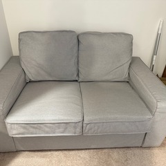 2人掛けコンパクトソファ 新品カバー付きIKEAイケア KIVIK シーヴィクの画像