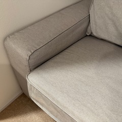 2人掛けコンパクトソファ 新品カバー付きIKEAイケア KIVIK シーヴィクの画像