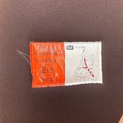 チャイルドシート　15〜25kgの画像