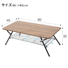 折りたたみテーブルの画像