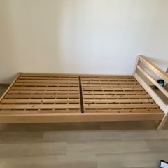 シンプルすのこベッド