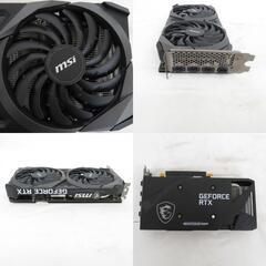 MSI (エムエスアイ) グラフィックボード GeForce RTX 3060 GeForce RTX 3060 VENTUS 2X 12G OC 【コンプオフ金沢野々市店】の画像