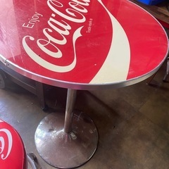 に〜様専用　コカコーラテーブルセットの画像