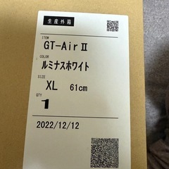 値下げ　
未使用　ヘルメット　SHOEI   gt-airⅡ  　の画像
