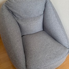 【新品、未使用品、未開封】無印良品　空気でできたソファ　グレー 無印良品が「空気でできたソファ」を発売 「体にフィットする