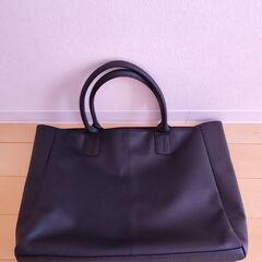 値下げ Neo PU leather Tote Bag ネオレザービッグ トートバッグの画像