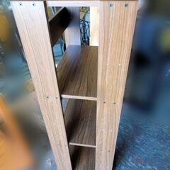  ◆3段木製シェルフ 棚 オープンシェルフ 家具 飾り棚 の画像