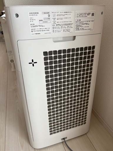 決定しました定価20,000円　シャープ　プラズマクラスター　加湿空気清浄機 