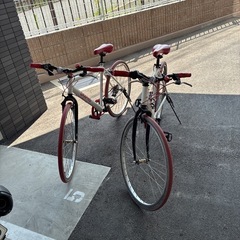 クロスバイク　２台
の画像