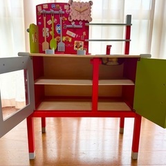【近々処分予定】トイザらス　木製　おままごとキッチンの画像