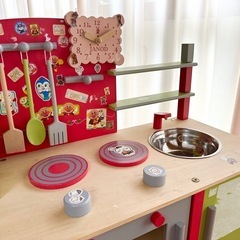 【近々処分予定】トイザらス　木製　おままごとキッチンの画像