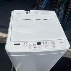 YAMADA ヤマダ電機 全自動洗濯機 YWM-T60H1 6.0Kg 6Kg 2021年製