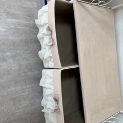 ハンガーラック　棚　の画像