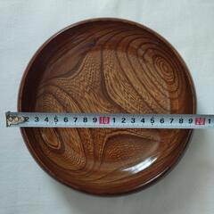 『未使用』天然ケヤキ木製サラダボール 手作り漆器の画像