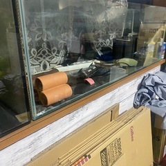 GEX ガラス水槽 90センチ、60センチセット
の画像