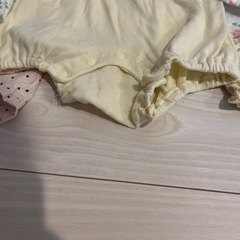 女の子用半袖ロンパース 3枚組の画像