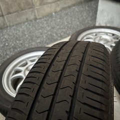 155/65R14 夏タイヤ　アルミホイールセット　ブリヂストン　良品です！　の画像