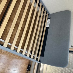 IKEA ベッドフレームセミダブルの画像