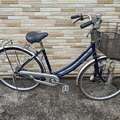 中古自転車変速無し 26インチ ブロックダイナモ 軽整備済み 防...