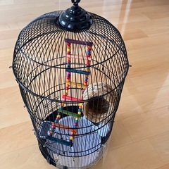 あ*ろ様 最終値下げ！アンティーク 鳥かご 籠 カゴ 鳥小屋 バードケージ 中古 木製鳥籠 アンティーク鳥かご バードケージ インテリア 籐 小鳥