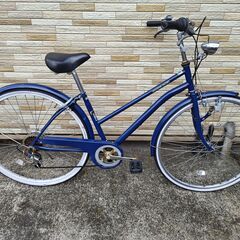中古自転車 6段変速 27インチ LEDダイナモ 軽整備済み 防...