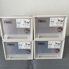 【中古】Fits 衣装ケース　4個セットの画像