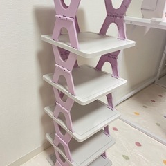 折りたたみ式6段シューズラックの画像