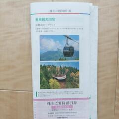 ②   新穂高ロープウェイ割引券2枚　4名様分の画像