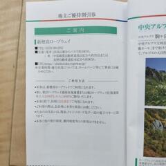 新穂高ロープウェイ割引券2枚　4名様分の画像