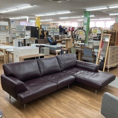 ジモティー限定価格！S118⭐ 馬場家具 INTERLIVAX インターリバックス 『ピアージュ』昭和4年創業の老舗家具メーカー 幅254cm USED 綺麗の画像