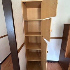 【決まりました】扉付き5段カラーボックスの画像