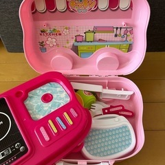 持ち運びできる　キッチンセットの画像