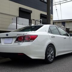 車検満タン クラウンハイブリッド 後期 アスリートS レーダークルーズ 衝突軽減ブレーキ ナビ フルセグTV Bluetooth バックモニター スマートキー シートヒーター LEDライト LEDフォグ ETCの画像