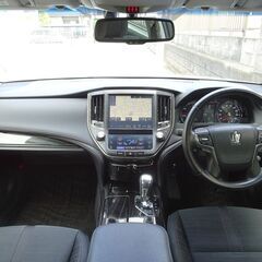 車検満タン クラウンハイブリッド 後期 アスリートS レーダークルーズ 衝突軽減ブレーキ ナビ フルセグTV Bluetooth バックモニター スマートキー シートヒーター LEDライト LEDフォグ ETCの画像