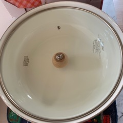 （新品）ホーローガラス蓋卓上鍋３０cmの画像