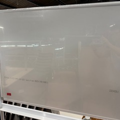 未使用 ホーローホワイトボード 脚付き 両面 1800×900mm マグネット対応 OC-WBH1890R2 白板の画像