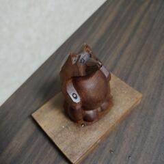 飛騨高山  一刀彫  たぬきの画像