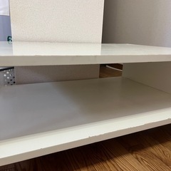 【無料】白色　テレビ台の画像