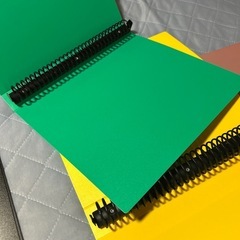 30穴9個と4穴1個　バインダー　ファイル　合計10個の画像