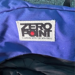 Ⓜ️商品 【土日対応】🅱️ ZEROPOINT 株式会社　 MountainCLINBING Rick 登山用リック　現状渡し　07-06-05の画像