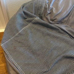 無印良品　体にフィットするソファ　綿デニム　ヒッコリーの画像