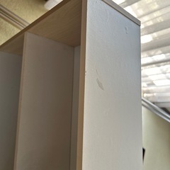 本棚　白　4段の画像