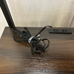 J３８１⭐️キッチン収納ラック　コンセント二口、キャスター付きの画像