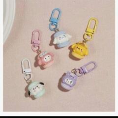 キャラクターキーホルダ - サンリオ マカロン 可愛い 5個セットの画像