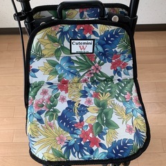 Cutemini フラワーパターン シルバーカーの画像