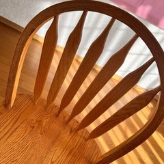 【8/20まで】カウンターチェア　アンティーク木製チェア の画像