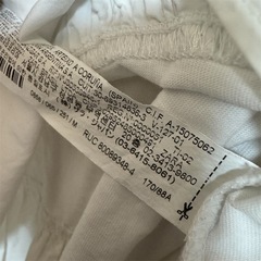【ザラ】 ホワイト フリル裾 Tシャツ カットソー Mの画像