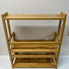 竹製キッチンラック　LITTLE TREE の画像